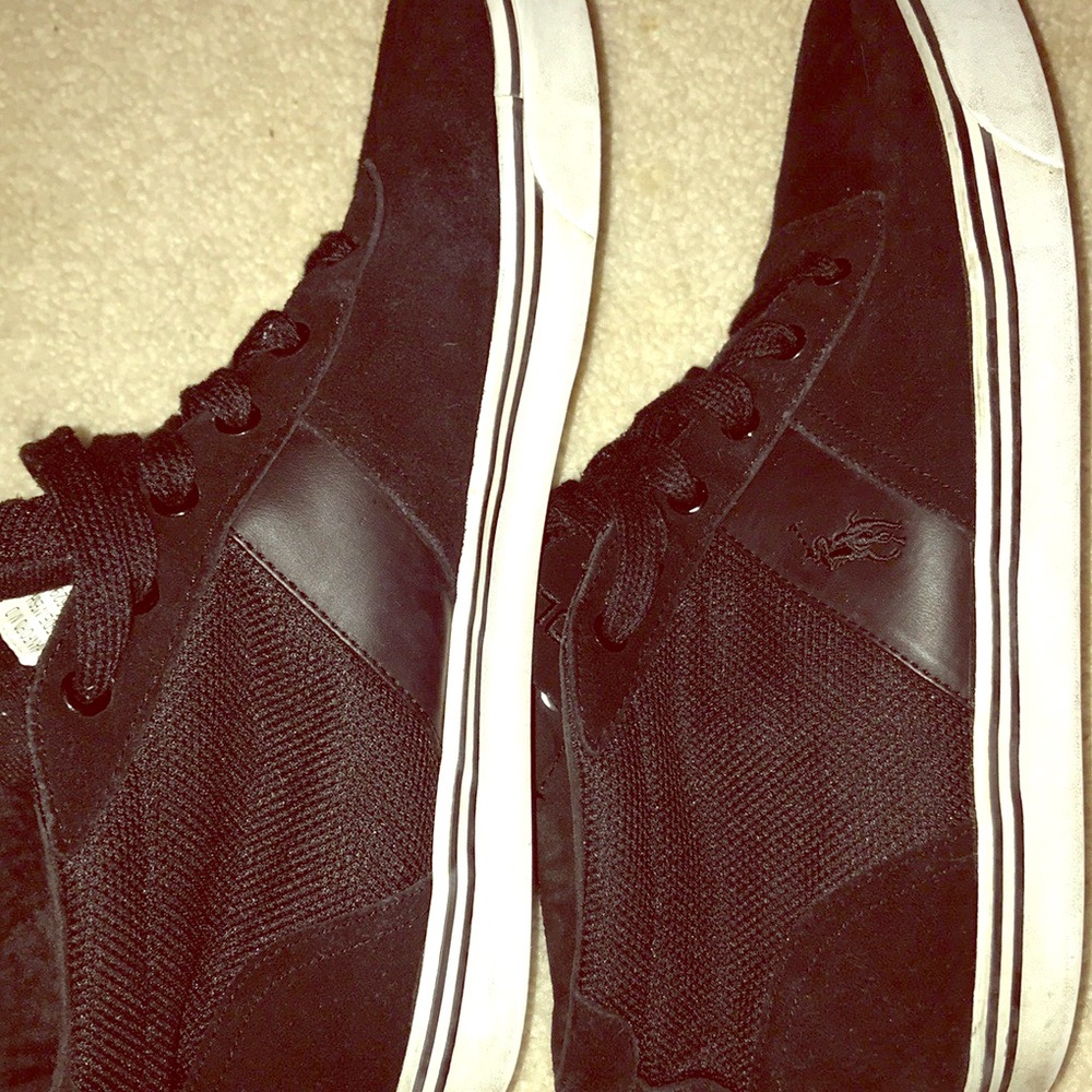 Men’s Black Polo Sneakers